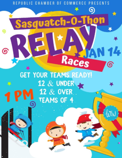 Sasquatch-O-Thon Relay Flyer