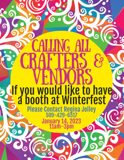 Interested in being a vendor? Flyer