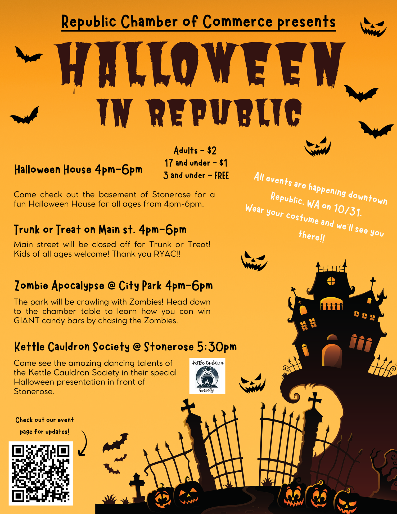 Halloween in Republic flyer